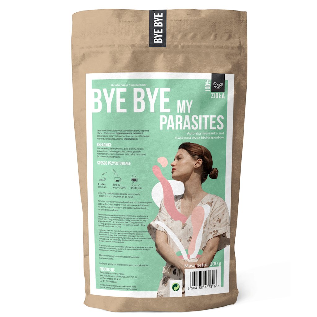 Herbatka BYE BYE my parasites 100g (pasożyty)