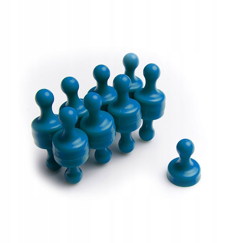 Magnes na lodówkę, biurowy 19x25 Niebieski