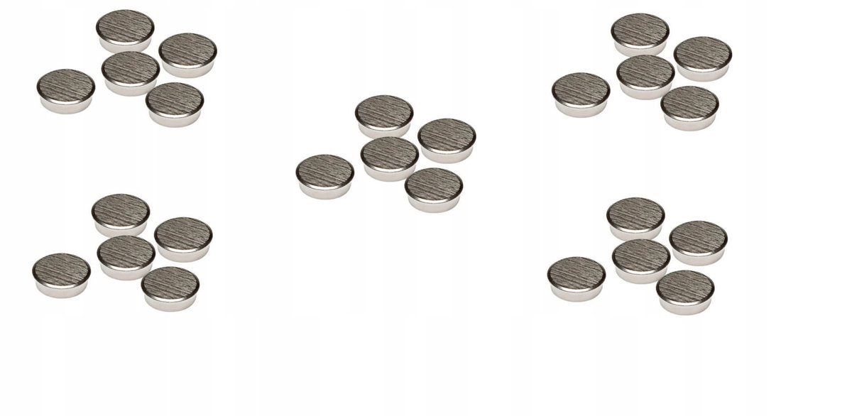 Magnes na lodówkę, biurowy 16x7,2 - 25 sztuk