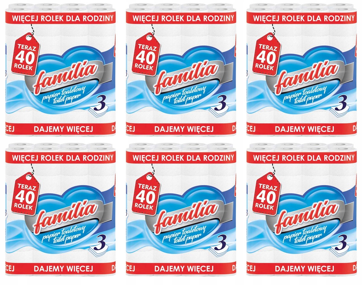 Papier toaletowy 40R FAMILIA 3W - 240 Rolek