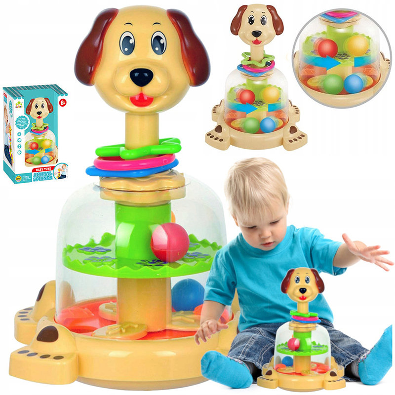 BĄK KARUZELA Z PIŁECZKAMI PIESEK SENSORYCZNA DLA NIEMOWLĄT