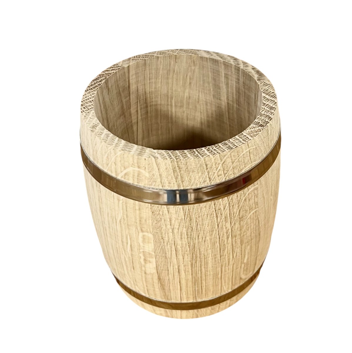 Pojemnik z drewna dębowego na akcesoria kuchenne naturalny