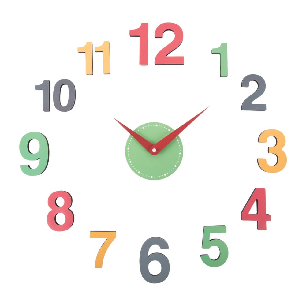 Zegar dziecięcy ø 60 cm DIY Chico – Karlsson