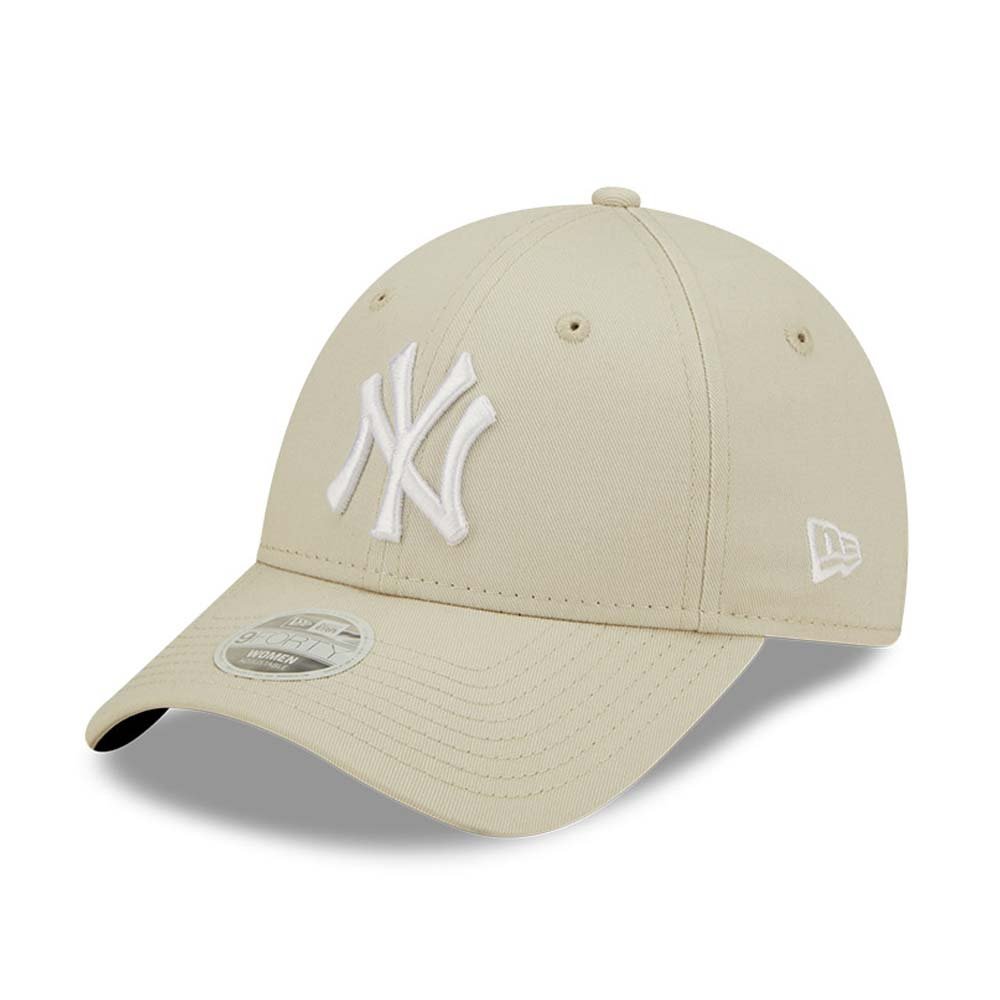Czapka z daszkiem damska New Era 9FORTY MLB New York Yankees Beżowa - 60292635