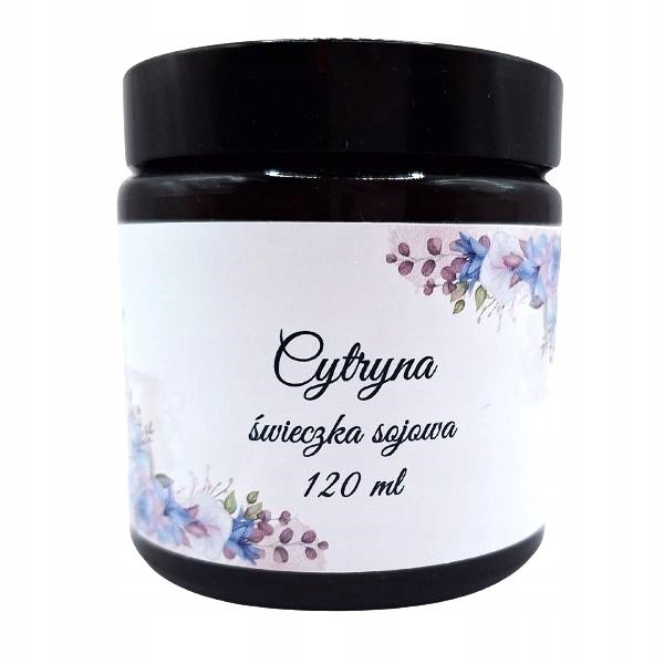 Świeczka Sojowa o Zapachu Cytryny 120 ml