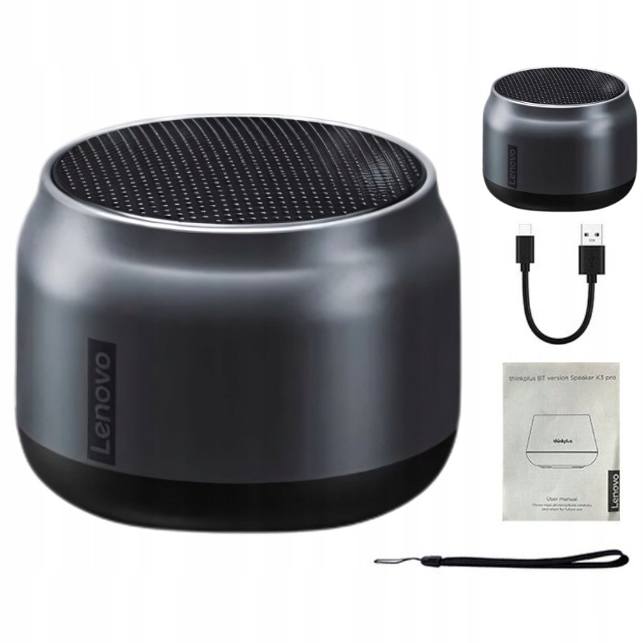 GŁOŚNIK PRZENOŚNY BLUETOOTH USB MAŁY GŁOŚNICZEK SUBWOOFER HD SURROUND K30