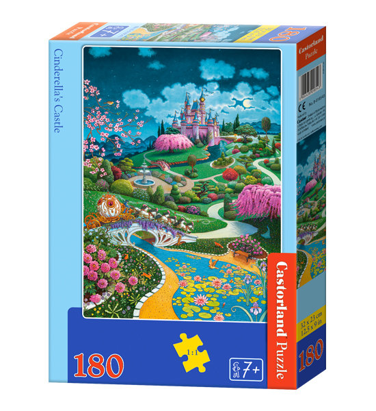 Puzzle 180 elementów. Zamek Kopciuszka