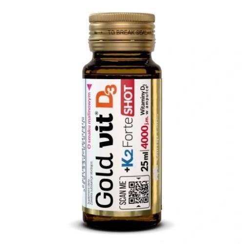 Suplement diety, OLIMP Gold-Vit D3+K2 Forte - malina, 25ml