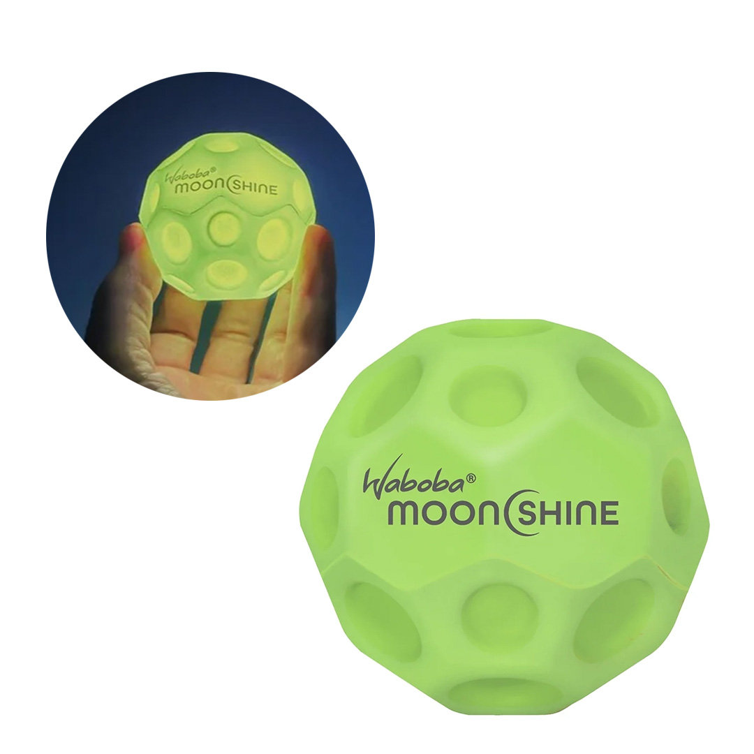 Piłeczka Waboba® Moonshine Zielona Świecąca