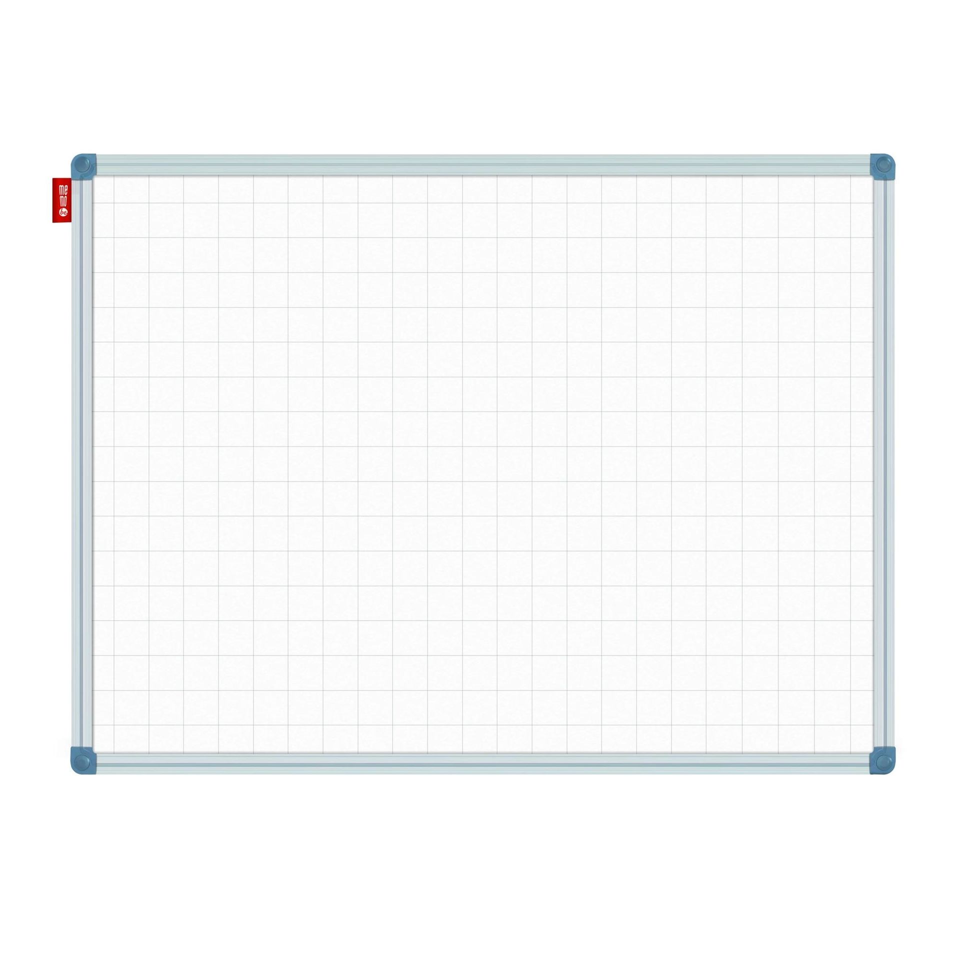 Tablica z nadrukiem w kratkę suchościeralna magnetyczna biała 170x100 cm