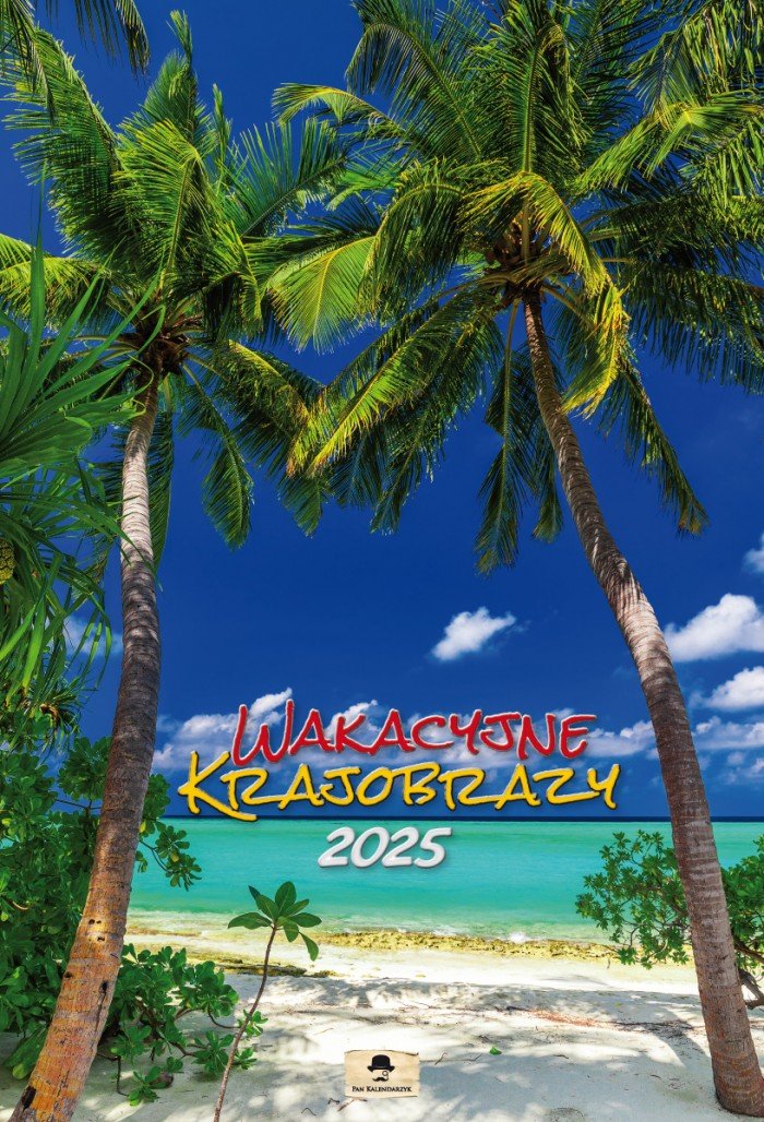 Kalendarz 2025 Wakacyjne krajobrazy ścienny A3–VD.14