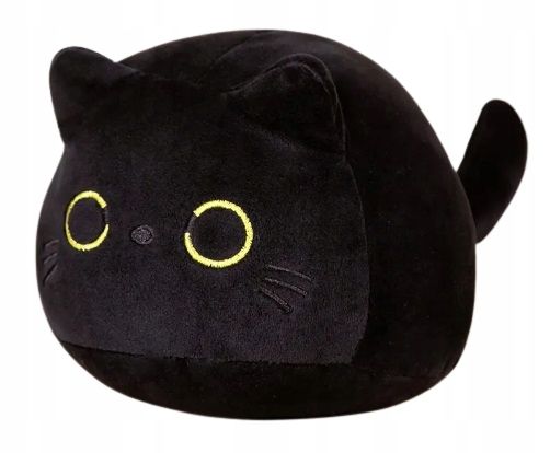 Miękki Okrągły Kotek Poduszka Maskotka Pluszak Dla Dzieci Rozmiar S 25cm