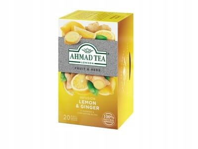 ﻿Ahmad Tea Herbata Ziołowa Cytryna Imbir Lemon & Ginger 20 kopertek