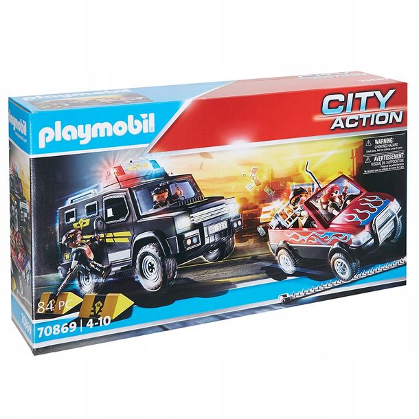 Playmobil City Action 70869 Pościg Za Złodziejami Policja