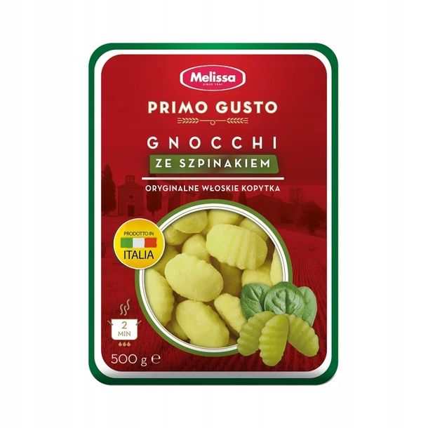 Primo Gusto KOPYTKA gnocchi ze szpinakiem 500g