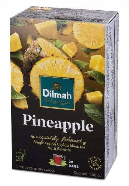 Dilmah Pinneaple Ananas Ex20 herbata ekspresowa z zawieszką