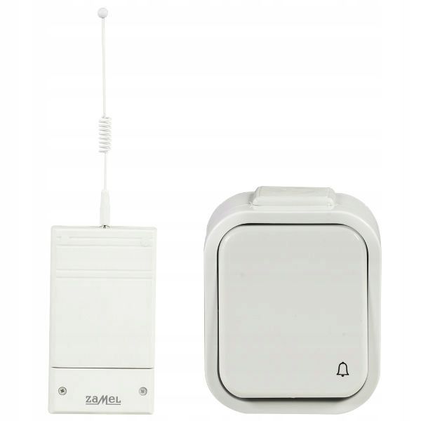 Zamel Bezprzewodowy sterownik dzwonka BSD-202H 250V biały SUN10000002