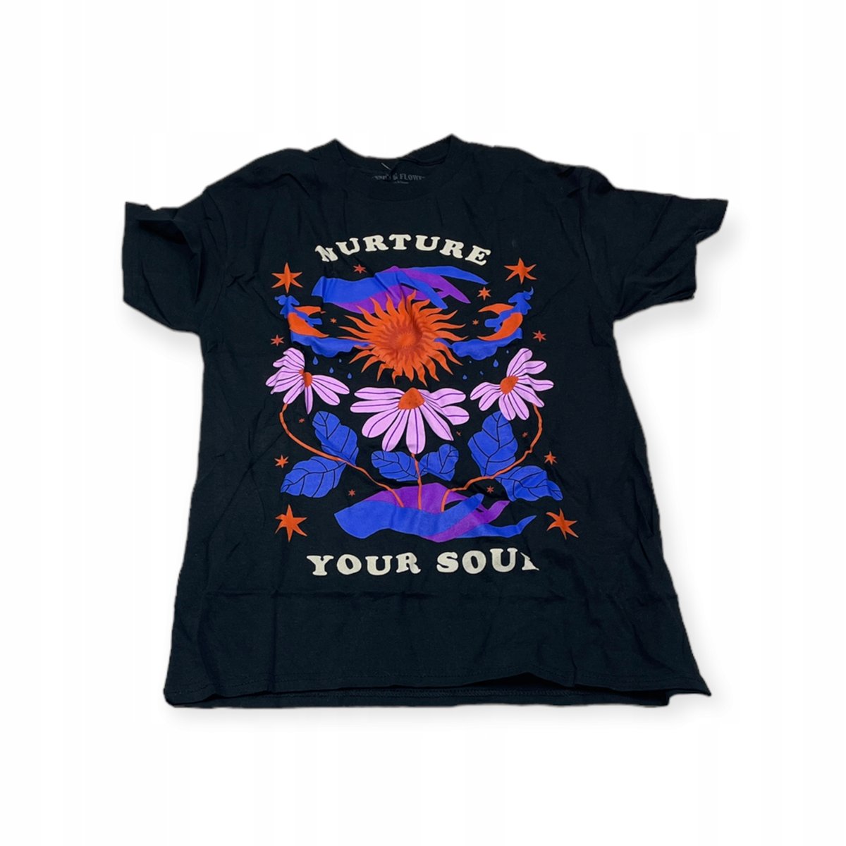 Koszulka T-shirt męski okrągły dekolt SPENCER'S FORENSICS FLOWERS L