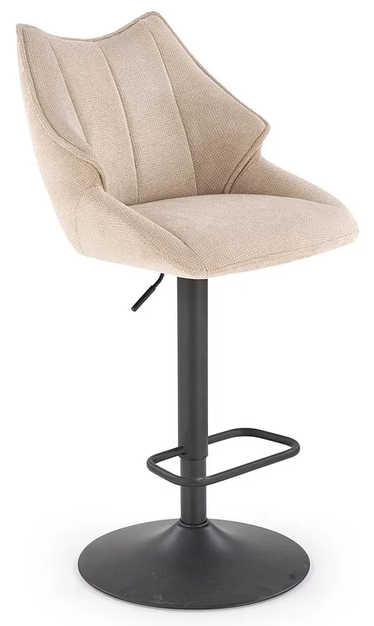 Beżowy tapicerowany hoker z regulacją C4-M44