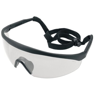 NEO-TOOLS Okulary ochronne, białe, regulowane zauszniki, klasa odporności F