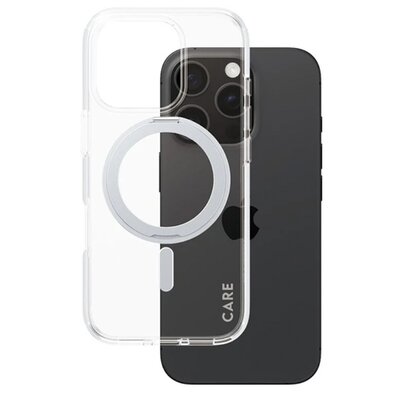 Etui PANZERGLASS Feature Kickstand do Apple iPhone 16 Pro MagSafe Przezroczysto-srebrny