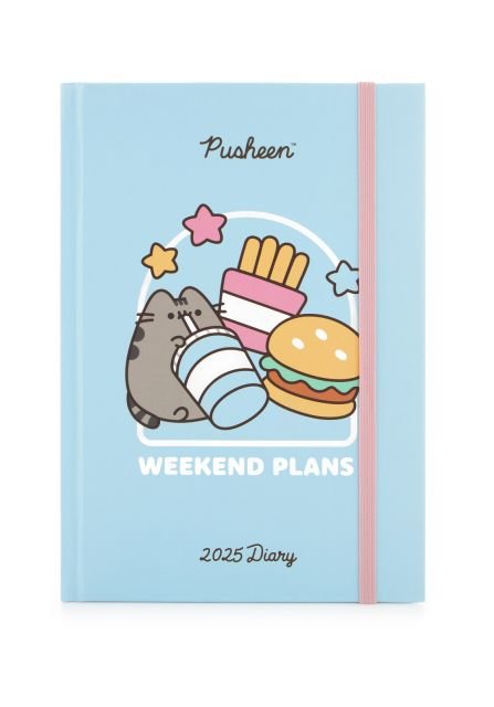 Kalendarz książkowy 2025 dzienny A5 Pusheen