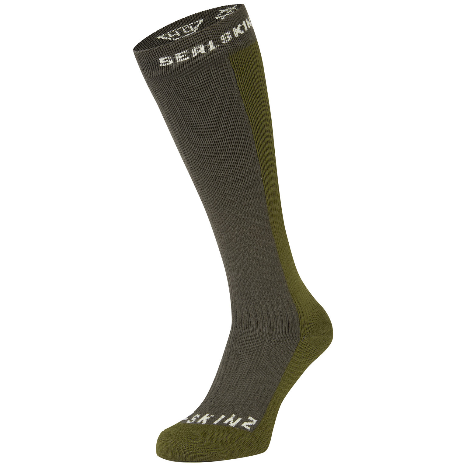 Wodoodporne skarpety SealSkinz Worstead Rozmiar skarpet: 39-42 / Kolor: zielony