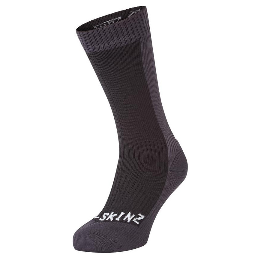 Wodoodporne skarpety SealSkinz Starston Rozmiar skarpet: 36-38 / Kolor: czarny/szary