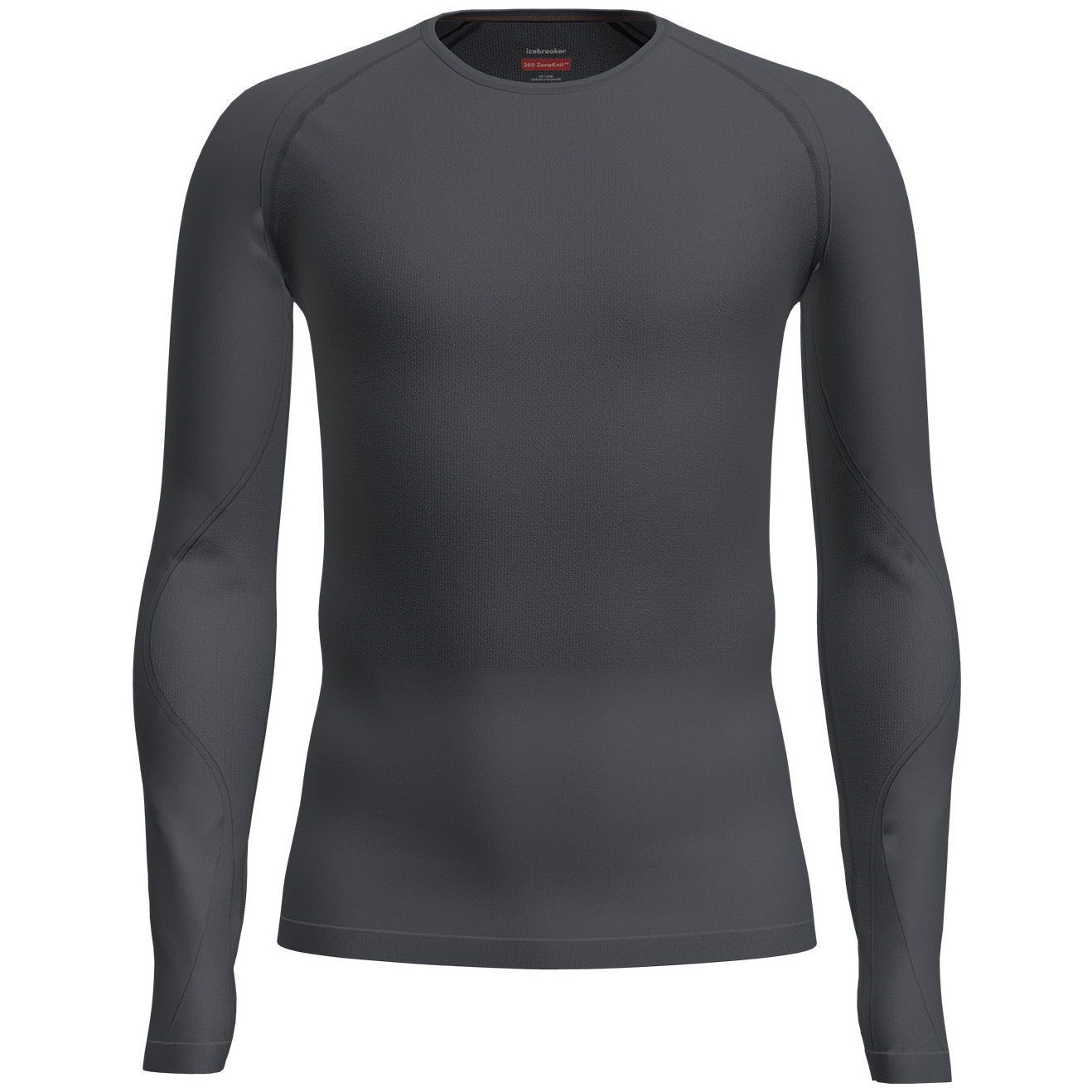 Męska koszulka Icebreaker M Mer 260 Zoneknit Seamless LS Crewe Rozmiar: L / Kolor: czarny
