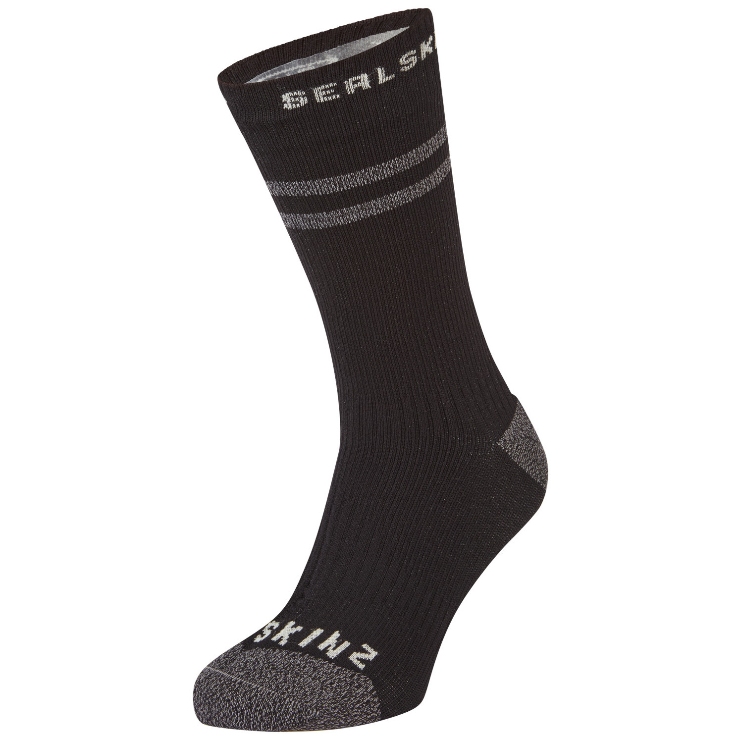 Wodoodporne skarpety SealSkinz Scoulton Rozmiar skarpet: 36-38 / Kolor: czarny/szary