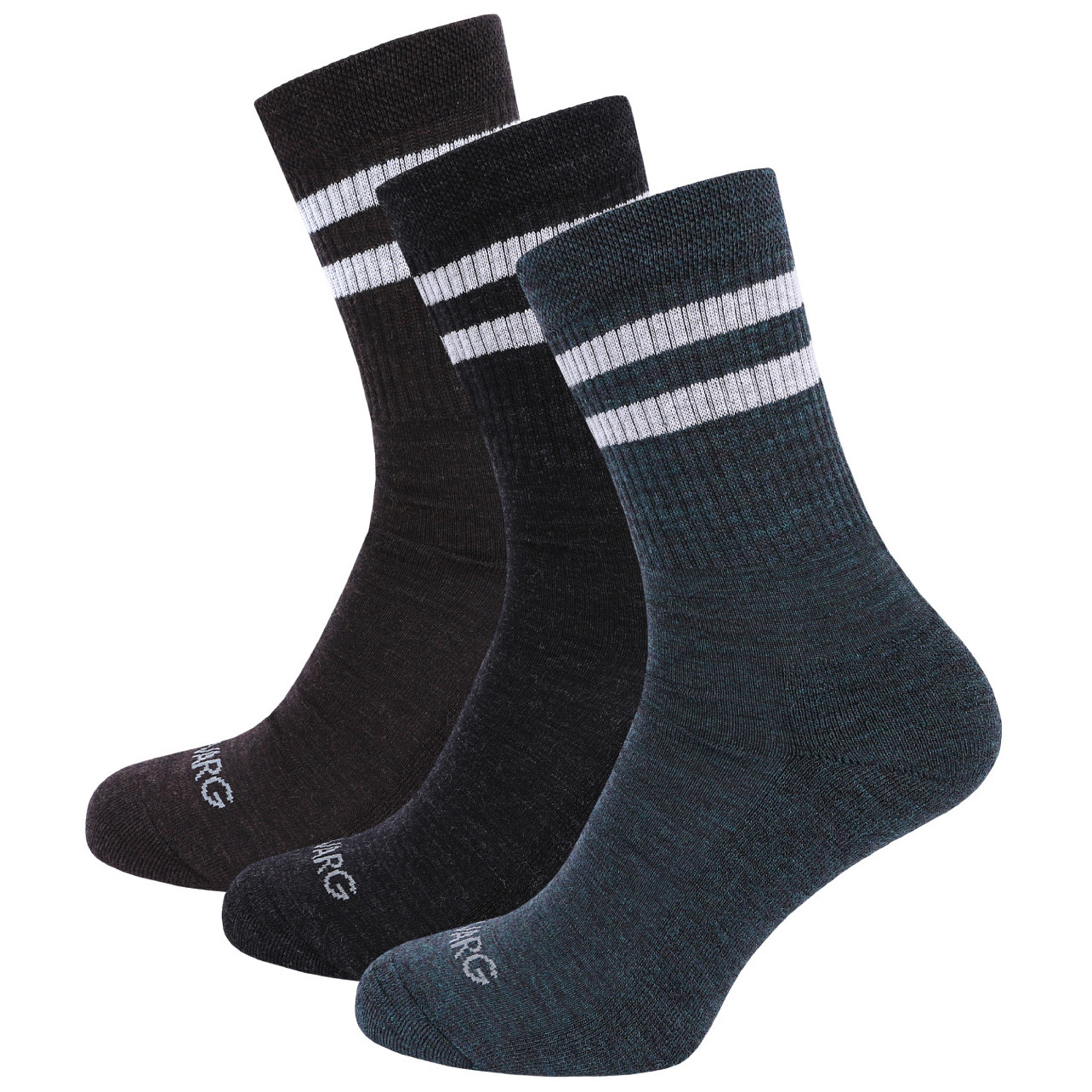 Zestaw skarpetek Warg Classic Merino 3-pack Rozmiar skarpet: 35-38 / Kolor: mix1