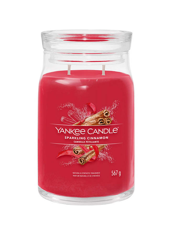 Yankee Candle Świeca zapachowa - Sparkling Cinnamon - 567 g