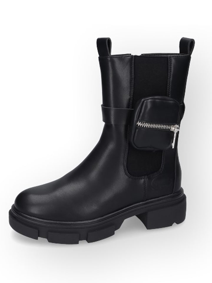 DOCKERS Botki w kolorze czarnym