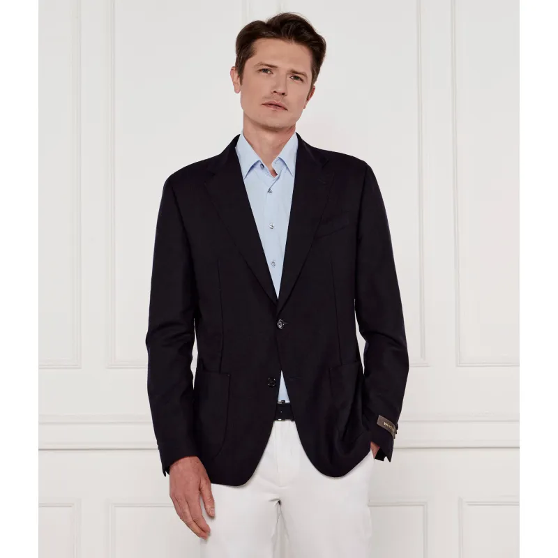 Windsor Wełniana marynarka Travel Slim Fit