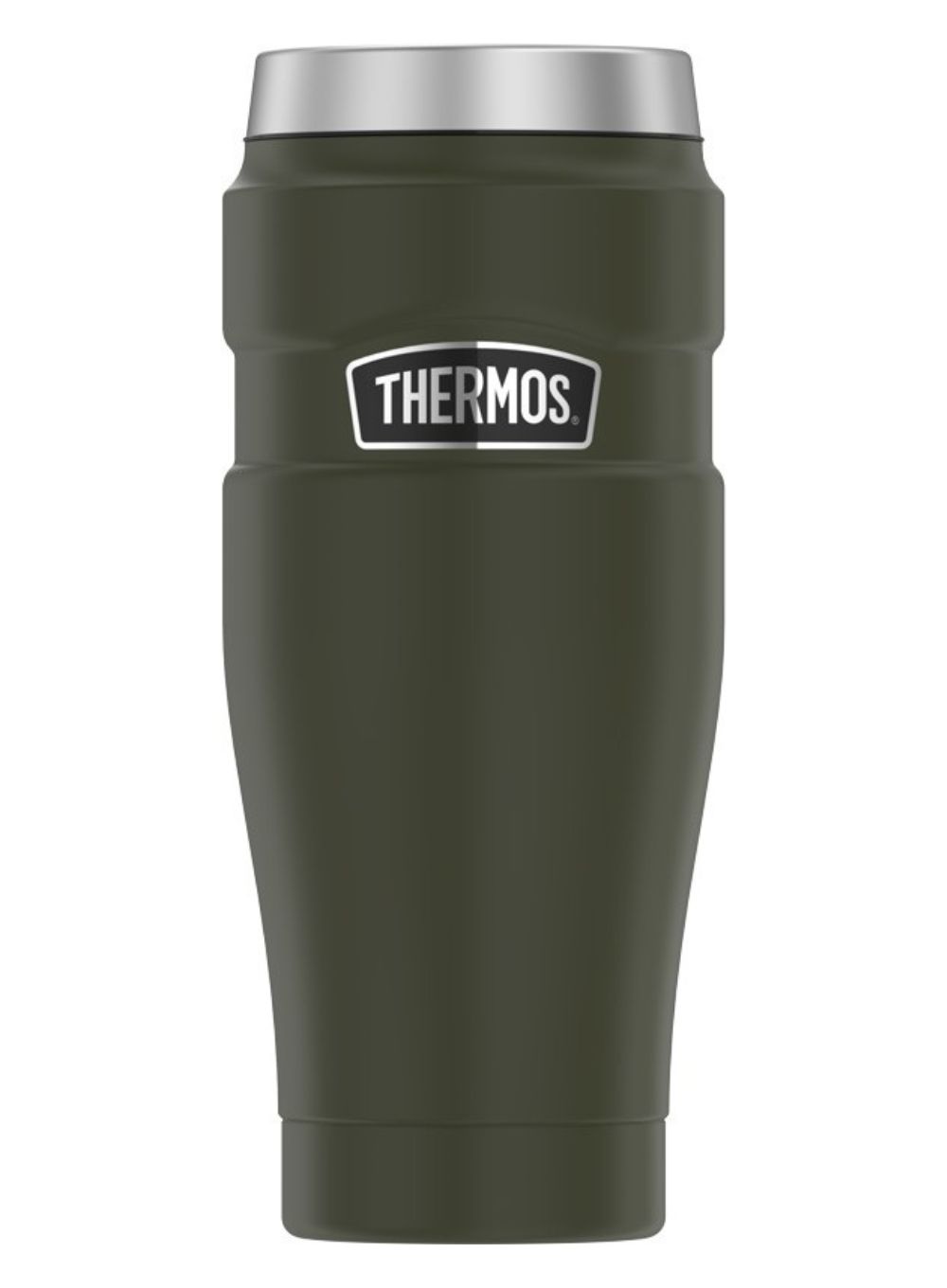 Podróżny kubek termiczny Thermos Stainless King™ 470 ml - green army