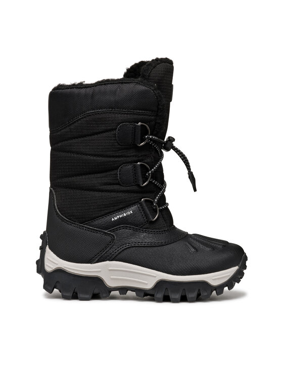 Geox Śniegowce J Himalaya Boy B Abx J46FRA 0FU50 C9999 M Czarny