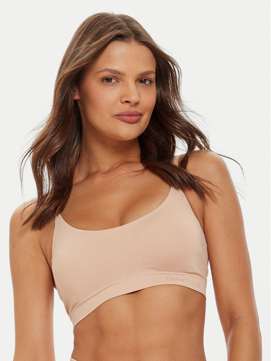 Chantelle Biustonosz top Smooth Comfort C10U10 Beżowy
