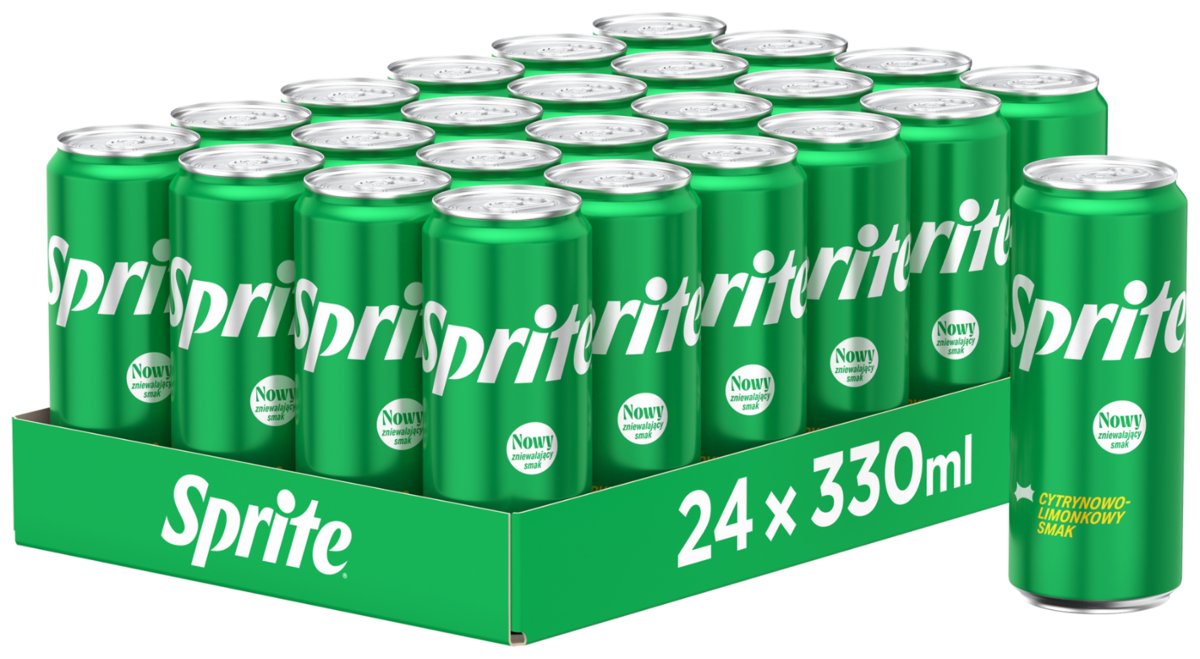 Napój Sprite 330ml puszka 24 szt