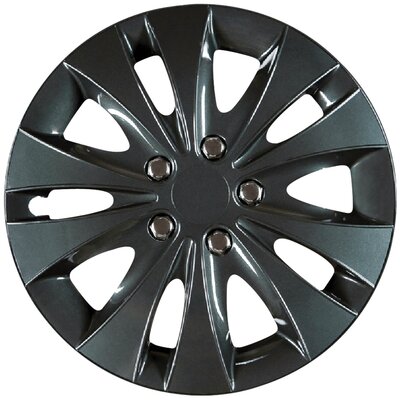 Cartrend 7028 kołpaki na koła w zestawie 4 szt., kolor czarny, 41 cm (16) 70289