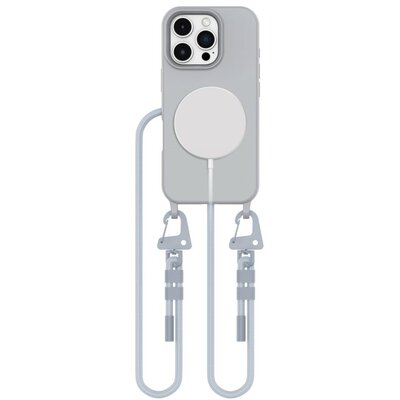Etui TECH-PROTECT MagNecklace MagSafe do Apple iPhone 16 Pro Szary