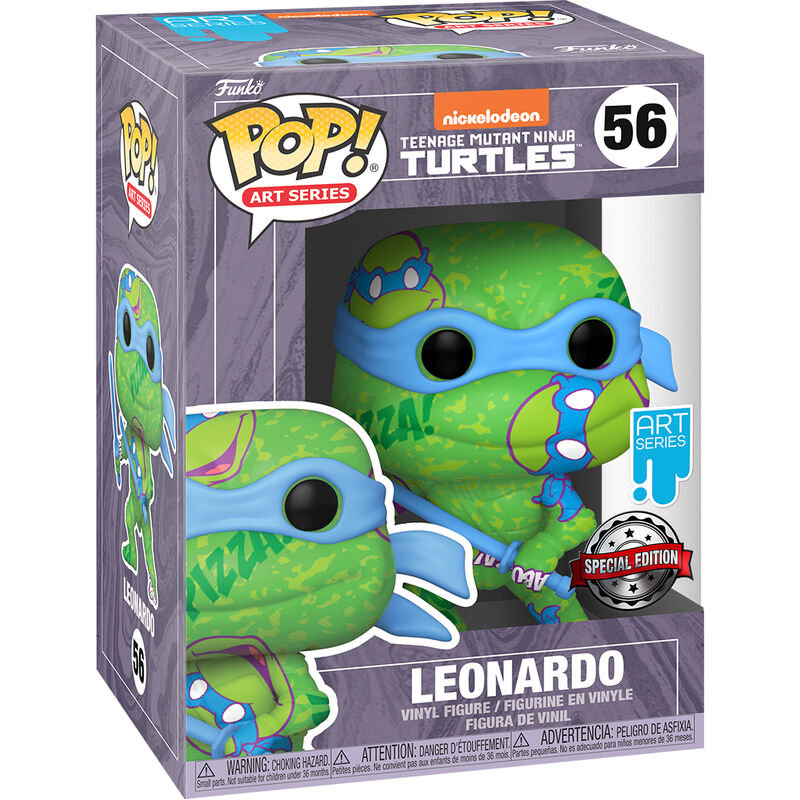 Funko POP Teenage Mutant ninja Turtles  Leonardo Art. Series Special Edition