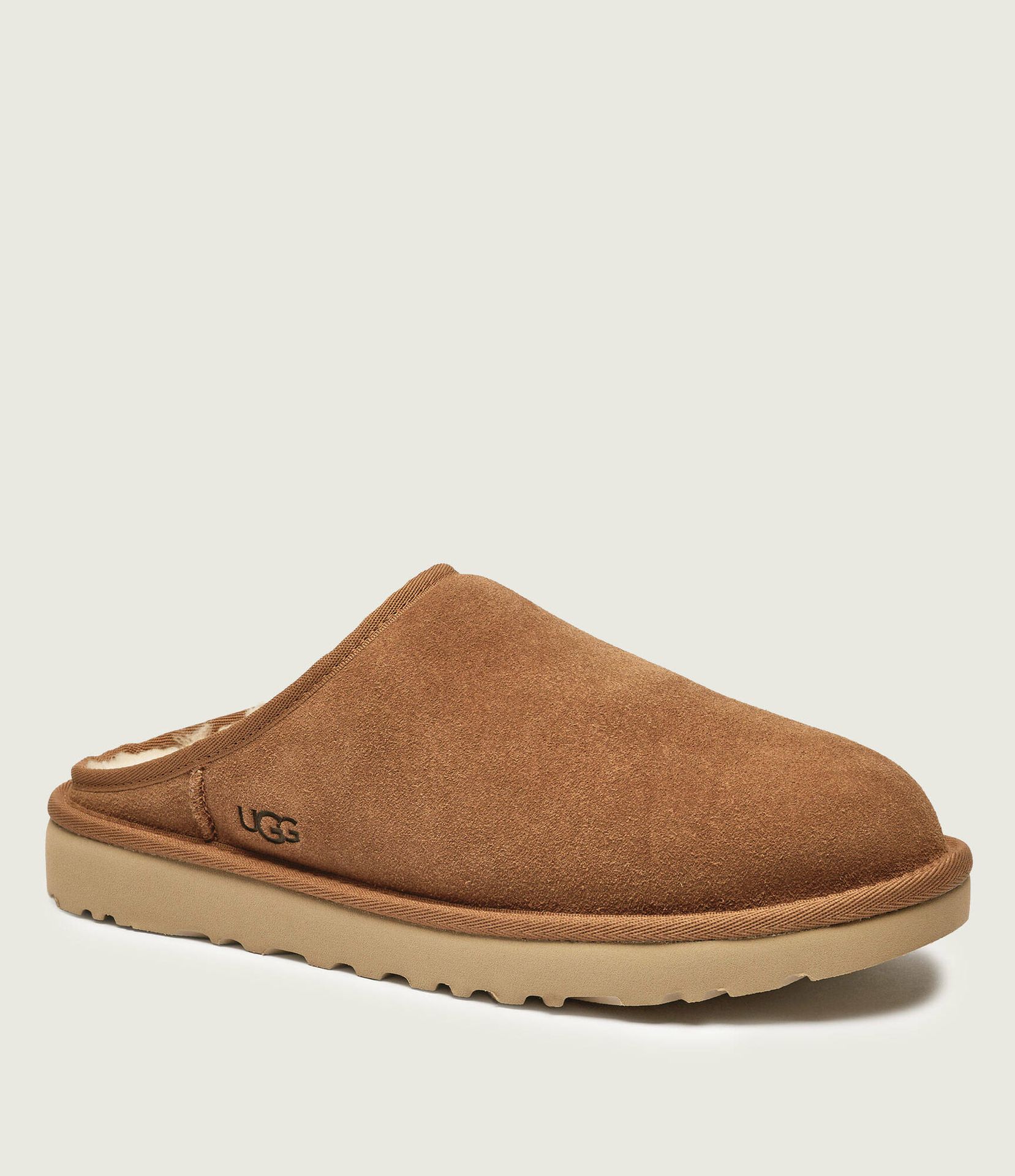 UGG Ocieplane mule CLASSIC z dodatkiem wełny zamsz