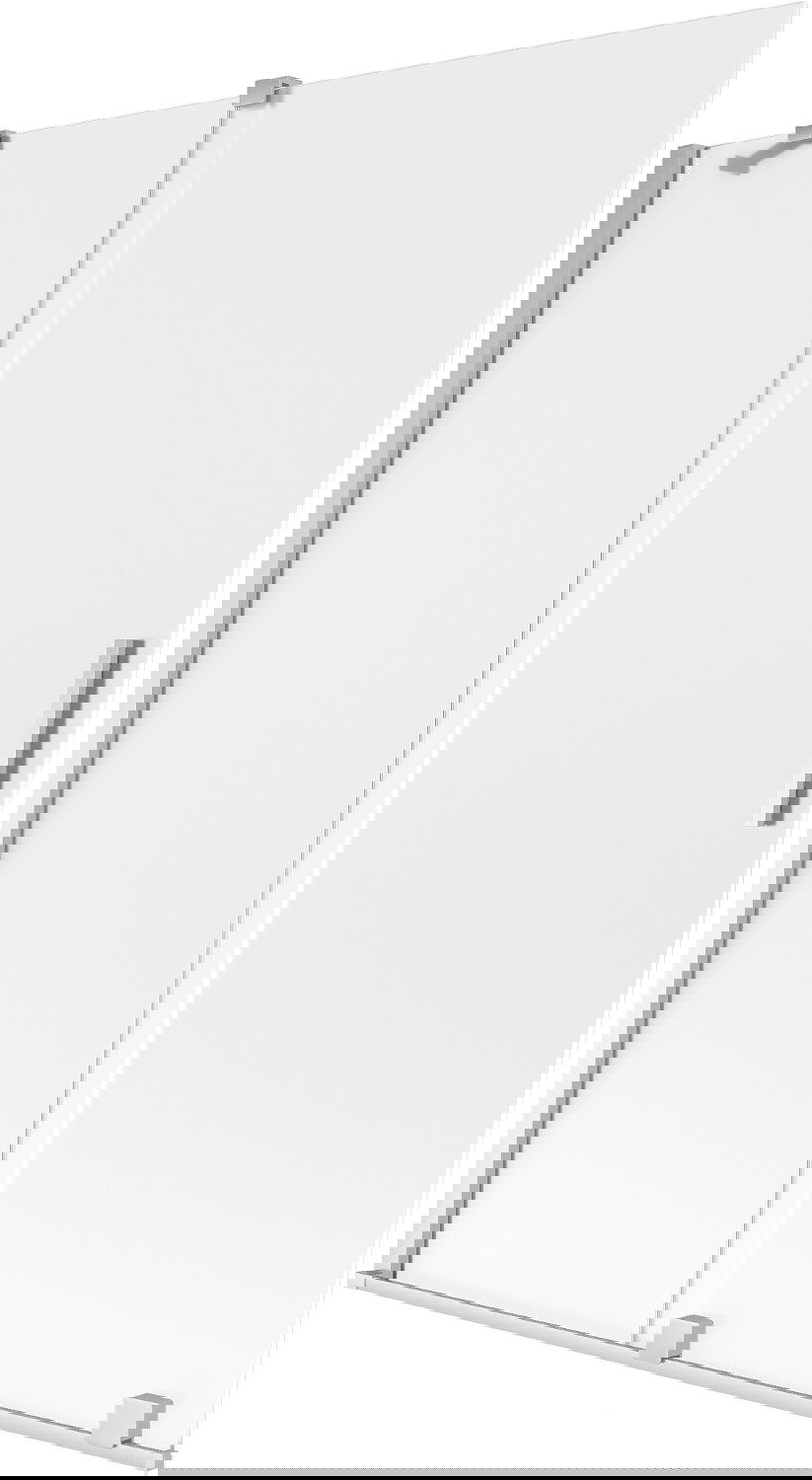 Mexen Velar parawan nawannowy 2-skrzydłowy rozsuwany 130 x 150 cm, szron, chrom - 896-130-000-31-01