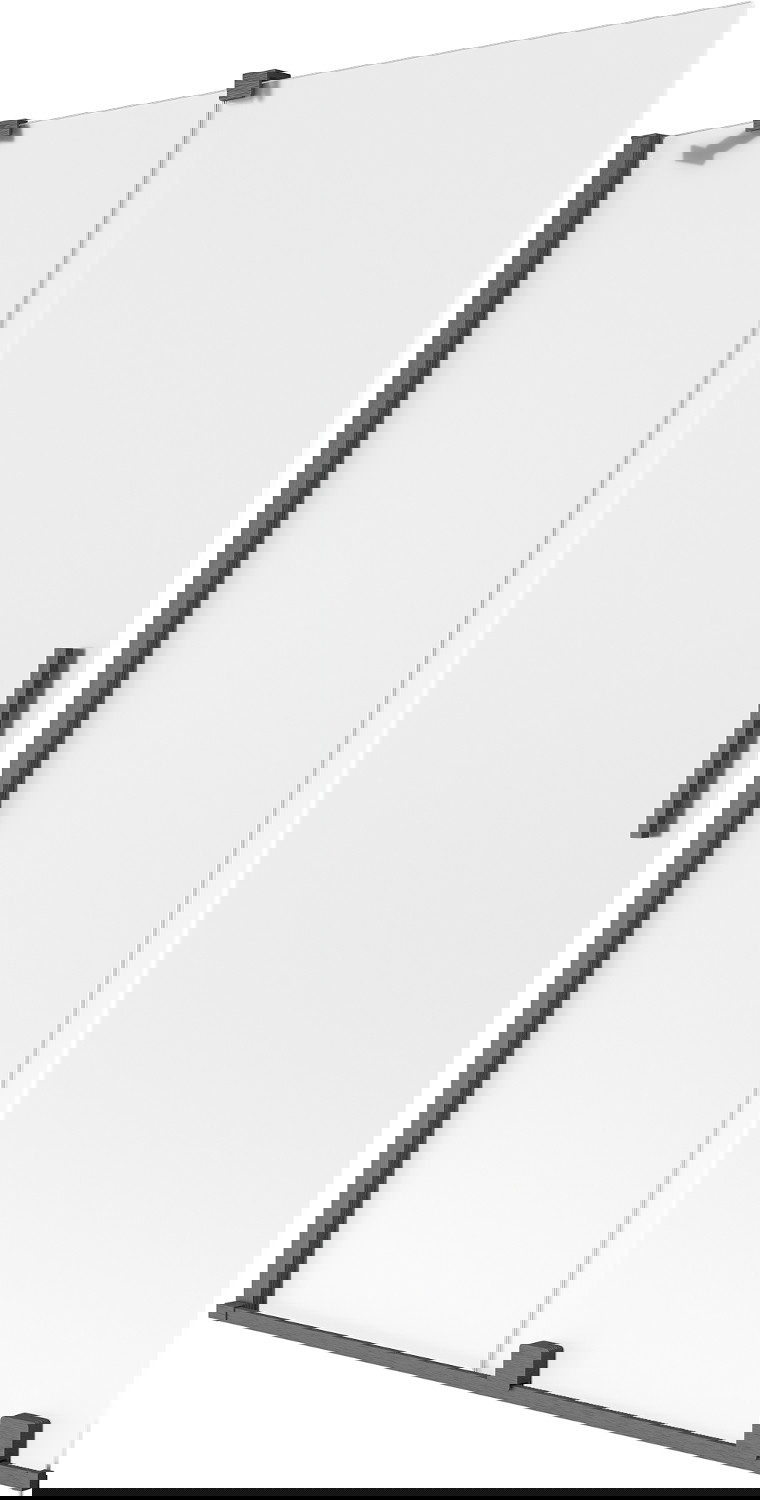 Mexen Velar parawan nawannowy 2-skrzydłowy rozsuwany 120 x 150 cm, szron, gun gray szczotkowany - 896-120-000-31-66