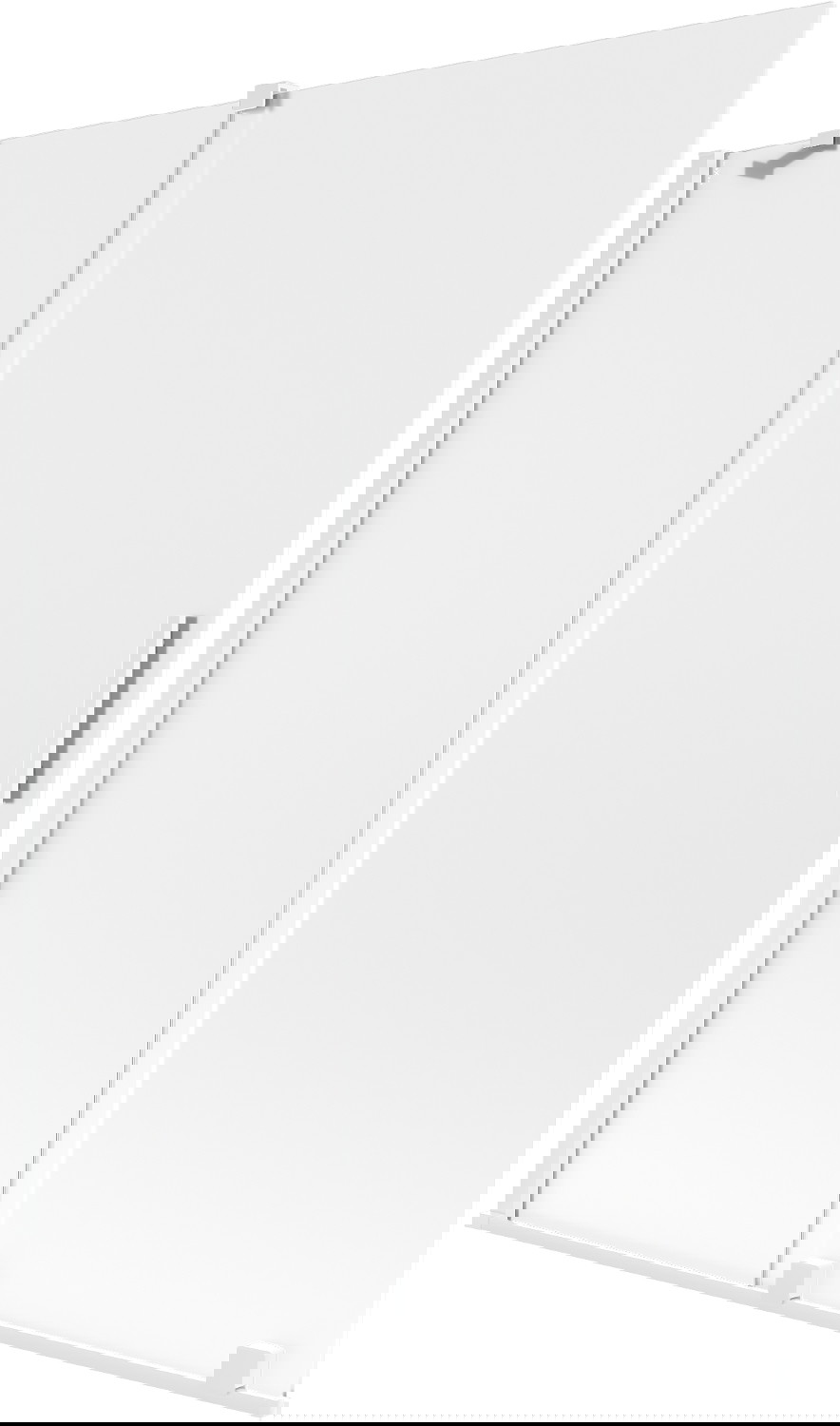 Mexen Velar parawan nawannowy 2-skrzydłowy rozsuwany 140 x 150 cm, szron, biały - 896-140-000-31-20