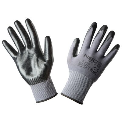 NEO-TOOLS Rękawice robocze, nylon pokryty nitrylem, 4131X, rozmiar 9