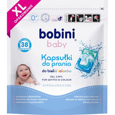 Kapsułki do prania BOBINI Baby 38 szt.