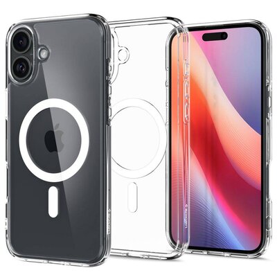 Etui SPIGEN Ultra Hybrid Mag Magsafe do Apple iPhone 16 Biały