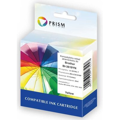 PRISM Tusz Brother LC-3619XL yellow 20ml ZBI-LC3619YNP