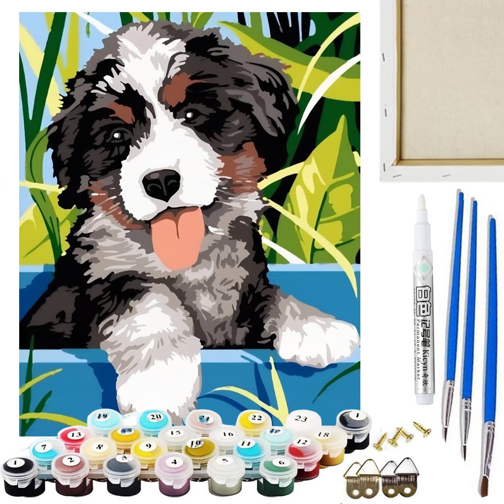 Zestaw Maluj po numerach Artnico 20x30 Piesek